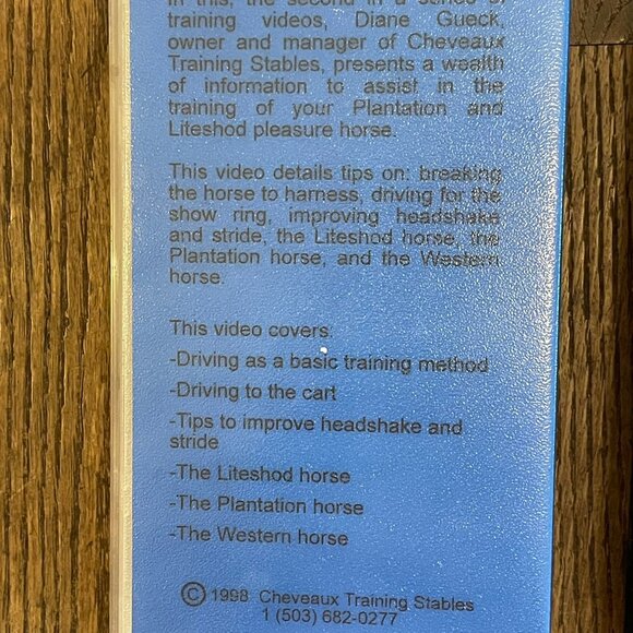 VHS Collection: Training for Gaited Horses  - D. Gueck & L. Kuehn - Picture 6 of 8